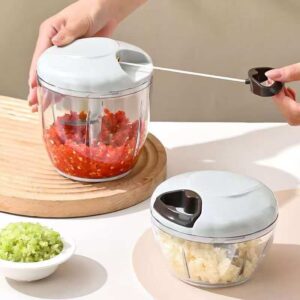 Electric Mini Food Chopper with Glass Bowl