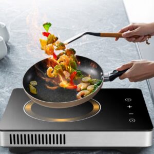 Commercial Induction Cooktop with Wok Stir-Fry Burner
